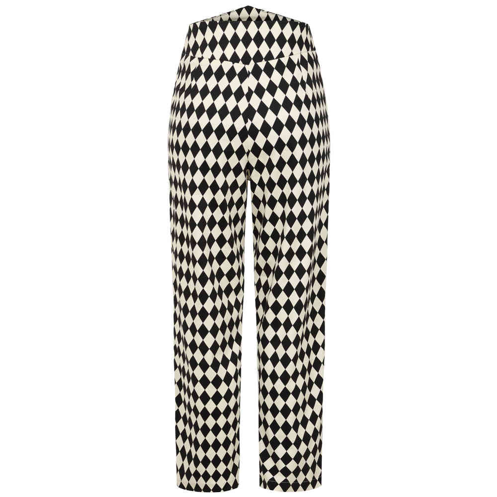 Banned - Samantha Harlequin Pants standard fit - Black/White